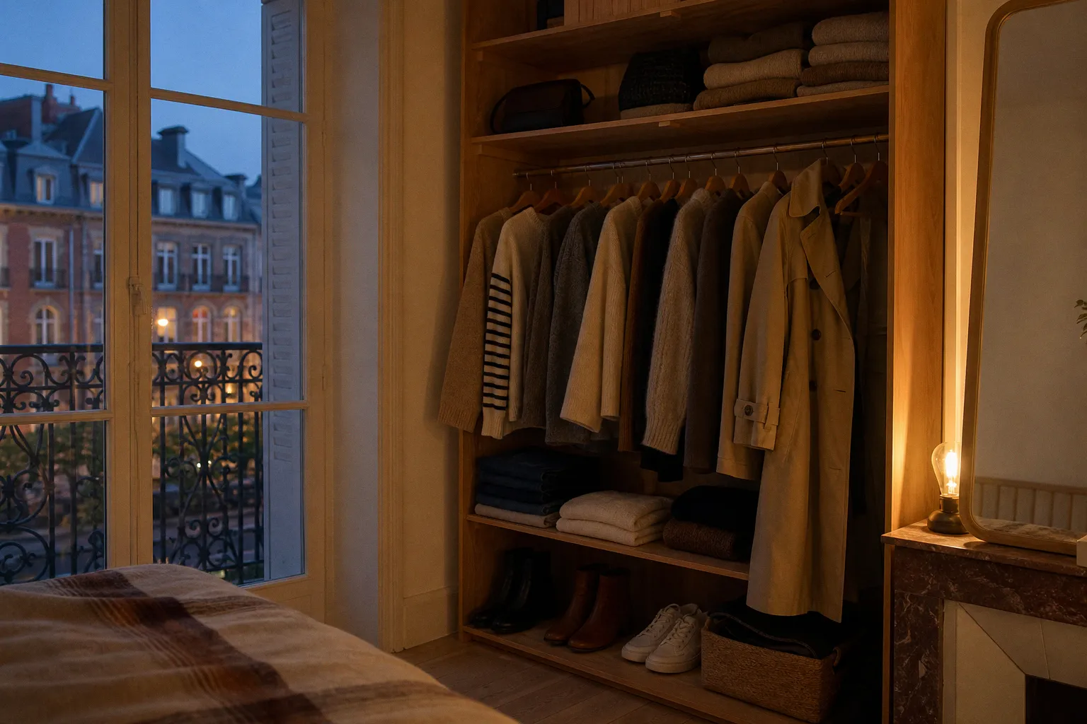 La garde-robe capsule de Julie pour l'automne à Lille