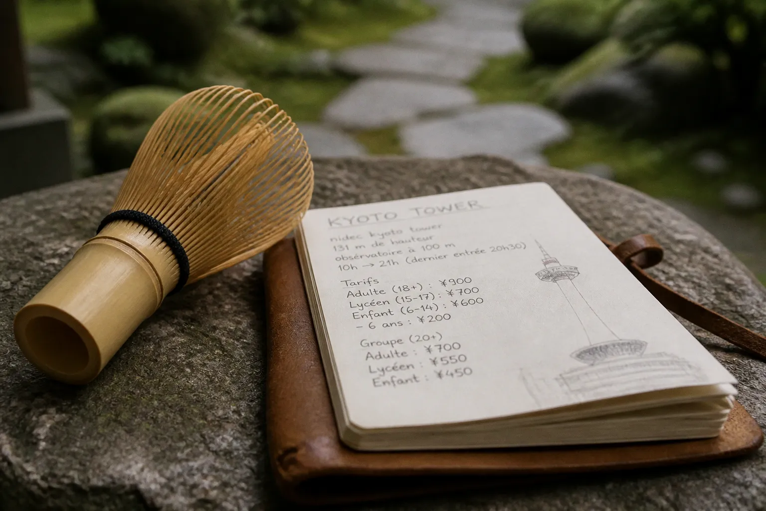 Tour de Kyoto tarifs : le budget d'Amélie pour sa visite