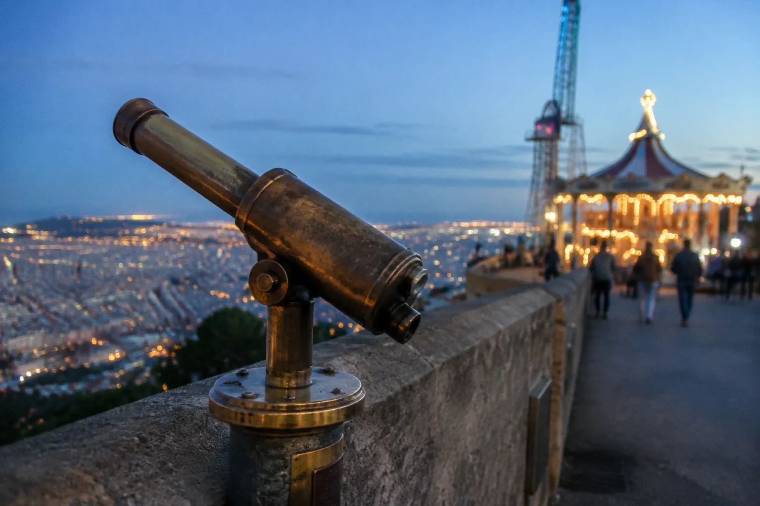 Zone panoramique du Tibidabo billets : immersion au sommet